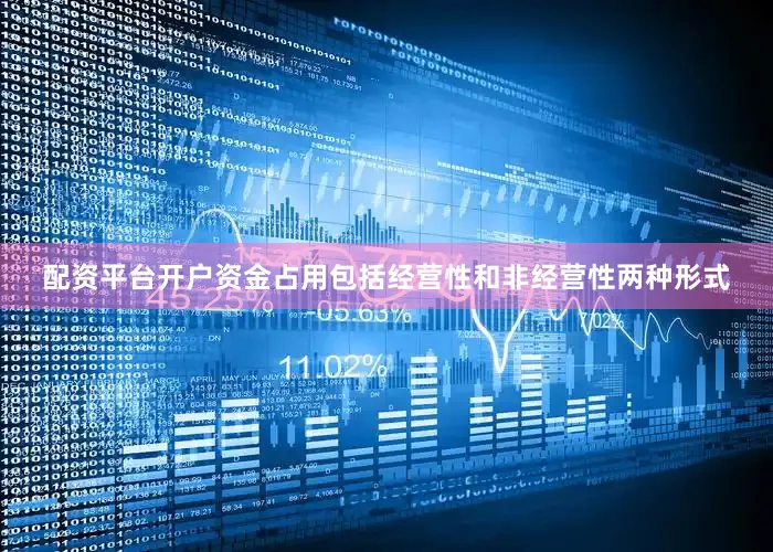 配资平台开户资金占用包括经营性和非经营性两种形式