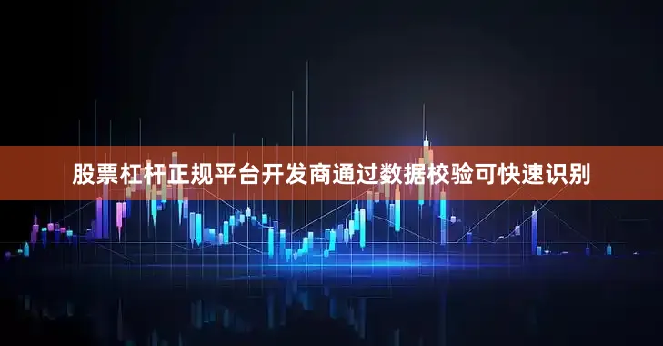 股票杠杆正规平台开发商通过数据校验可快速识别